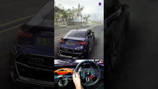 Audi RS3 in the Storm ️audi rs3 forzahorizon5 logitechg29 rain youtube [upl. by Mckee]