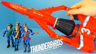 Thunderbirds Are Go Toys Unboxing  Thunderbird 3 and the Brothers Tracy [upl. by Ahlgren927]