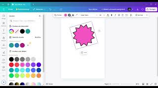 Insertion et modification dune forme dans Canva [upl. by Richia454]