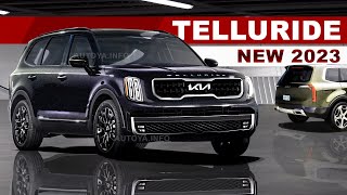 New 2023 Kia Telluride  Official Teaser amp Release Date Announced for NY Auto Show 2022 [upl. by Ynoffit]