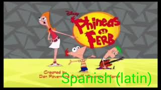 Phineas and Ferb One Line Intro Multilanguage [upl. by Ytissac434]