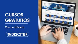 🎯 Cursos gratuitos con certificado  Discitur [upl. by Rhee]