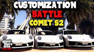 Comet S2 Customization Battle  GTA Online with HarmNone and gtanpc [upl. by Claresta296]