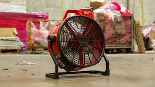 NEW Milwaukee M18 High Performance Area Fan M18ARFPH0 [upl. by Yelyac]