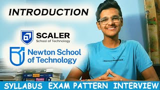 INTRODUCTION  SCALAR SCHOOL  NEWTON SCHOOL  EXAM OVERVIEW  YEJ [upl. by Averat]