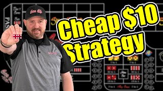 Low Cost Craps Strategy  10 Table [upl. by Lapointe]