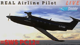 SimWorks PC12 vs TBM 850  A Second look  REAL Pilot  msfs2020 sws pc12 tbm850 [upl. by Daile61]