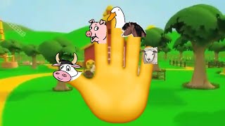 Finger Family Farm Animals [upl. by Anhavas]