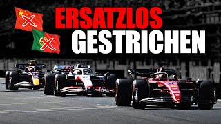 Formel 1 Rennkalender 2023 Ein Grand Prix ersatzlos gestrichen [upl. by Atiluap]