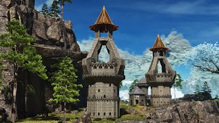 Hogwarts Owlery Tower Base  ASR Build Tutorial  ARK Survival Ascended [upl. by Aicila]