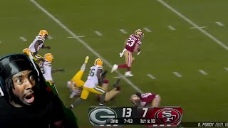 Close Call quotPackers vs 49ers Game Highlights  NFL 2023 Divisional Roundquot REACTION [upl. by Lairret]