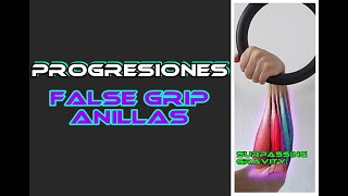 Progresiones False Grip Anillas  Antebrazos Calistenia [upl. by Airoled768]