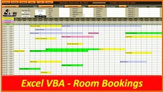 Hotel and Room Bookings  VBA Excel [upl. by Bullivant]