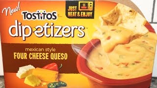 Tostitos Dipetizers Mexican Style Four Cheese Queso Review [upl. by Goebel]