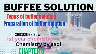 Buffer solutionchapter 8ist year chemistry [upl. by Gora]