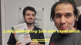 5day mimicking fasting diet experience 7 secrets to effective fasting [upl. by Amend942]