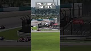 Pecco Bagnaia VS Jorge Martin Fight for P1 MotoGP Malaysia motogp malaysiangp shorts therematch [upl. by Yale]