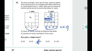 EBA 11 TYT DENEMESİ MATEMATİK SORULARI ÇÖZÜMLERİ 2 BÖLÜM  27  40 [upl. by Nhar334]