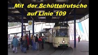 Schüttelrutsche 705 auf Linie 109 in Essen [upl. by Coffey]