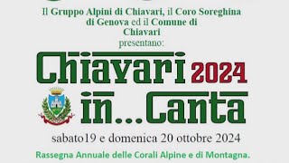 quotChiavari InCantaquot rassegna di cori alpini nel fine settimana a Chiavari [upl. by Eldred]