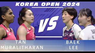 TanMuralitharan Amazing Badminton Skills 💪❤️！ Baek Lee vs Tan Muralitharan [upl. by Llennyl]