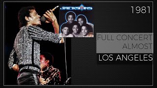 The Jacksons Live Triumph Tour Los Angeles 1981 60fps almost full [upl. by Ecyarg933]