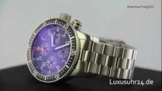 Fortis B42 Official Cosmonauts Chronograph 6381011M Luxusuhr24 Ratenkauf ab 20 EuroMonat [upl. by Sonahpets]