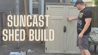 Building SunCast Shed with DYI tool hangers [upl. by Krysta]