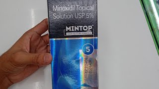 Mintop forte 5 solution packaging  hair growth solution  minoxidil hairgrowth drreddys [upl. by Desai]