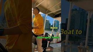 Boat to Central Island Toronto shorts shortvideo viralshorts [upl. by Rooke]