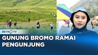 Hampir 20 Ribu Wisatawan Kunjungi Gunung Bromo saat Libur Tahun Baru [upl. by Rubin]