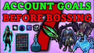 7 Account Goals to Complete Before Bossing in RuneScape 3 [upl. by Monarski655]