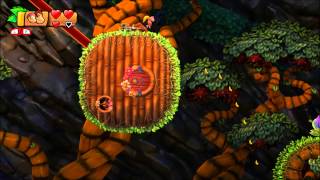 Donkey Kong Country Tropical Freeze  100 Walkthrough  5A Beehive Brawl Puzzle Pieces and KONG [upl. by Ahseki220]