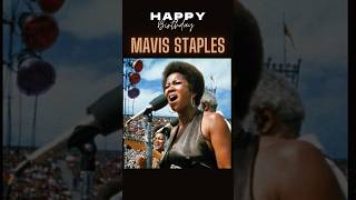 Happy Birthday Mavis Staples shorts mavisstaples birthday tribute slideshow soul music [upl. by Noskcire]