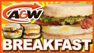 AampW Breakfast ♥ Bacon amp Egger® Vs Sausage Egger® [upl. by Lecroy]