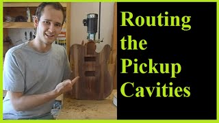 Telecaster Build Part III Routing The Pickup Cavities And Neck Pocket [upl. by Laundes]