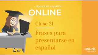 Frases para presentarse en español  Clase 21 [upl. by Ominoreg]