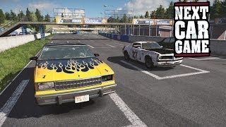 NEXT CAR GAME  American Sedan at Tarmac Racetrack FullHD  NCG Gameplay [upl. by Ynetsed]