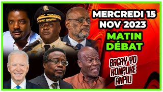 EMISSION MATIN DEBAT  15 NOVEMBRE 2023  Radio Télé Éclair [upl. by Macswan]