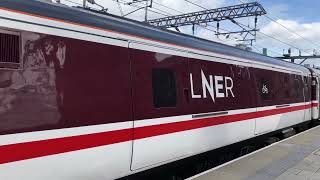 LNER Intercity 225 departing Leeds London Kings Cross [upl. by Iorio]