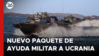 Suecia anunció un nuevo paquete de ayuda militar a Ucrania en un gesto de apoyo [upl. by Erfert]