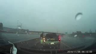 Road rage accident on I95  Dashcam footage [upl. by Anicul]