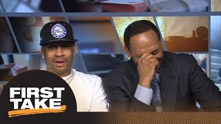 Allen Iverson tells Stephen A Smith he trusts The Process  First Take  ESPN [upl. by Wells361]