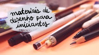 Materiais de Desenho ACESSÍVEIS para INICIANTES [upl. by Alamac]