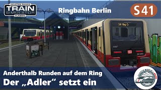 Der quotAdlerquot setzt ein  TS Classic  Ringbahn Berlin  S41  BR 484 [upl. by Sanalda]