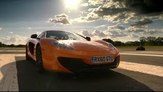 McLaren MP412C vs Ferrari 458  Top Gear [upl. by Ing531]