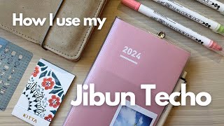 How I use my Jibun Techo  a chatty walk through of my planner [upl. by Calhoun]