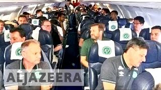 Members of Brazils Chapecoense on crashed plane [upl. by Oileduab]