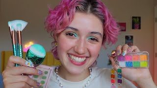 ASMR Doing Your Summer Makeup ☀️ layered sounds whispered personal attention pampering you [upl. by Neal]