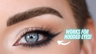 My New Favorite Winged Eyeliner Technique  Winged Eyeliner Tutorial for Beginners [upl. by Nisior8]